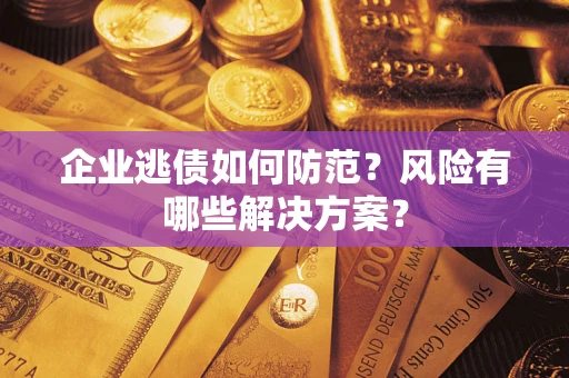 北京企业逃债如何防范？风险有哪些解决方案？