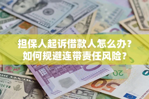 北京担保人起诉借款人怎么办？如何规避连带责任风险？
